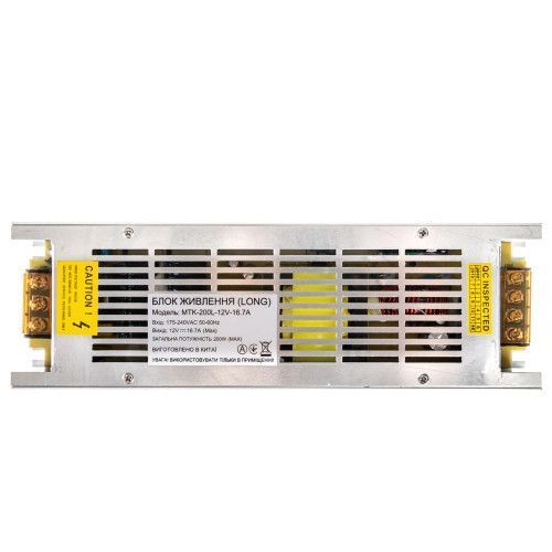 Фото Led блок питания 12V 16.67A 200Вт IP20 LONG 1013378,