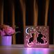Фото Светильник ночник ArtEco Light с дерева LED "Кот и собачка" с пультом и регулировкой цвета, двойной RGB 1020356, вид 7,