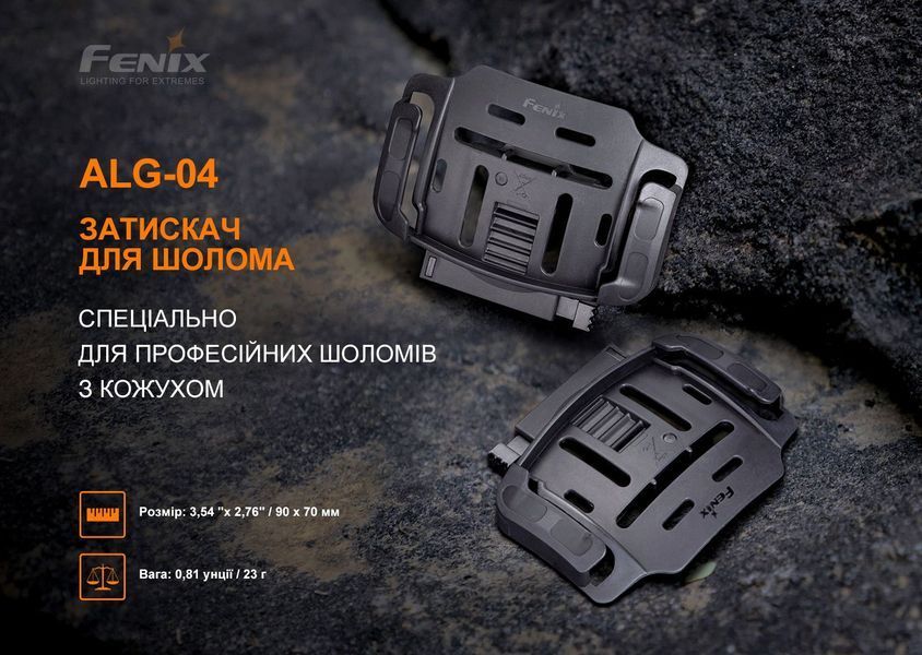 Фото Крепление на шлем для налобных фонарей Fenix ALG-04 ALG-04,