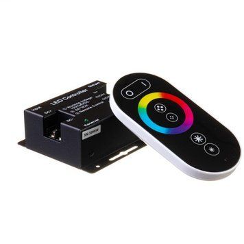 Фото LED контроллер светодиодный RGB 18-12Вт (Radio 6 кнопок) черный 1009678,