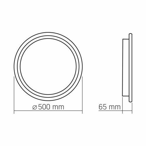 Фото LED світильник функціональний VIDEX DECORA 56W VL-CLD-994-BZ 28278,