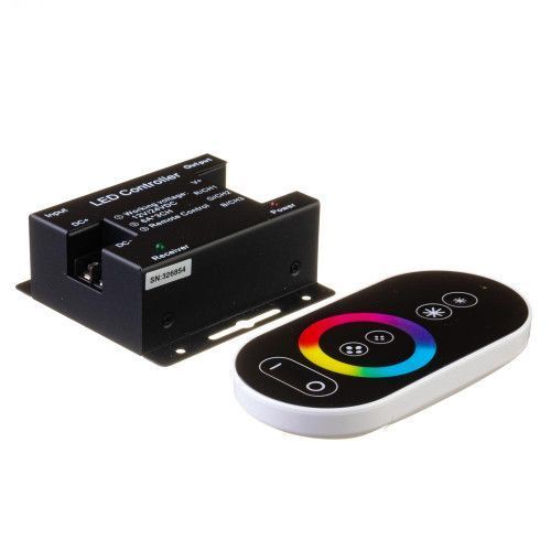 Фото LED контроллер светодиодный RGB 18-12Вт (Radio 6 кнопок) черный 1009678,