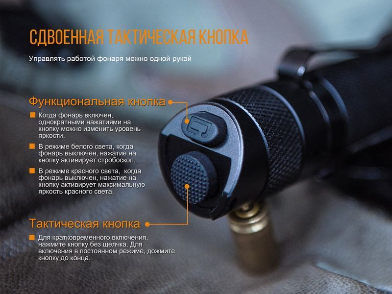 Фото Ліхтар ручний Fenix TK25 Red TK25Red,