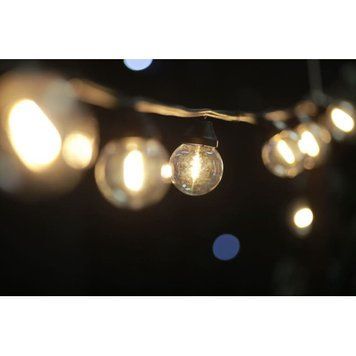 Фото Світлодіодна ретро-гірлянда лампочки Lumion Galaxy Bulb String 50 ламп чорний / білий теплий 10м 1005-NN,