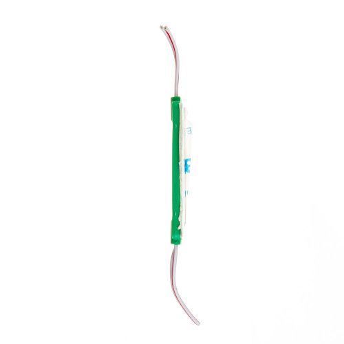 Фото Светодиодный модуль COB 12 V зеленый 1led 2W овальный IP65 1018218,