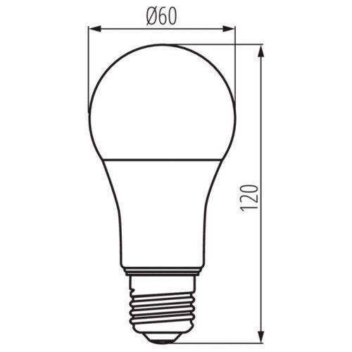 Фото Лампа IQ-LEDDIM A60 13,6W-NW E27 1521lm 4000K Kanlux 33727 33727,
