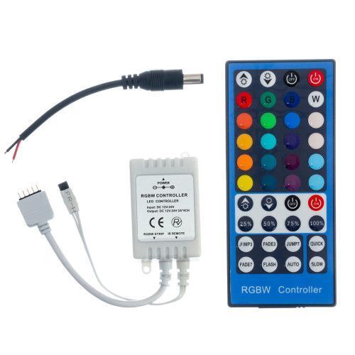 Фото LED контроллер светодиодный RGBW 8А-96Вт (IR 40 кнопок) 1017964,