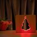 Фото Светильник ночник ArtEco Light из дерева LED "Елка заснеженная" с пультом и регулировкой цвета, RGB 1021469, вид 2,