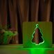 Фото Светильник ночник ArtEco Light из дерева LED "Елка заснеженная" с пультом и регулировкой цвета, RGB 1021469, вид 3,