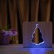 Фото Светильник ночник ArtEco Light из дерева LED "Елка заснеженная" с пультом и регулировкой цвета, RGB 1021469, вид 4,