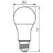 Фото Лампа IQ-LEDDIM A60 13,6W-NW E27 1521lm 4000K Kanlux 33727 33727, вид 2,