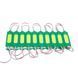 Фото Светодиодный модуль COB 12 V зеленый 1led 2W овальный IP65 1018218, вид 5,