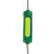 Фото Светодиодный модуль COB 12 V зеленый 1led 2W овальный IP65 1018218, вид 2,
