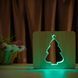 Фото Светильник ночник ArtEco Light из дерева LED "Елка заснеженная" с пультом и регулировкой цвета, RGB 1021469, вид 7,