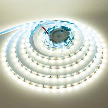 Фото Світлодіодна стрічка біла 12V AVT smd2835 60LED/м IP20 1010567,