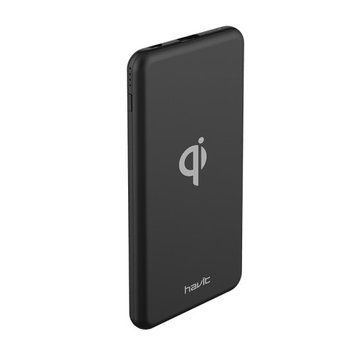 Фото Повербанк з бездротовою зарядкою HAVIT HV-H347 Black 10000mAh, Micro USB, Type-C, USB 25623,