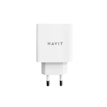 Фото Швидкий зарядний пристрій HAVIT HV-UC1015 USB 18W 3.1A QC3.0 White, USB 27187,