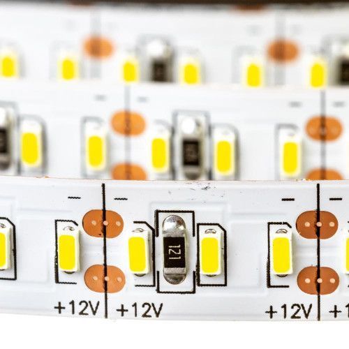 Фото Светодиодная лента белая 12V AVT smd3014 204LED/м IP20 1010561,