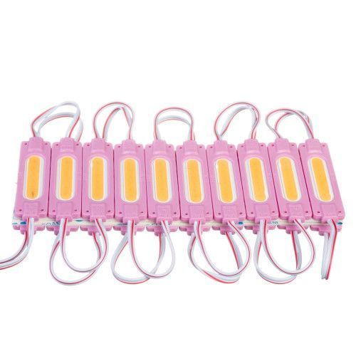 Фото Светодиодный модуль COB 12 V розовый 1led 2W овальный IP65 1018220,