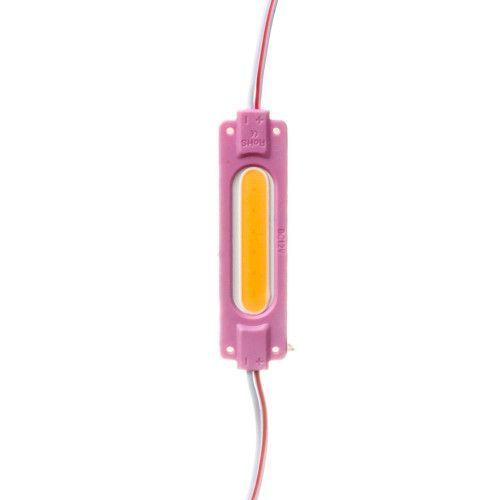 Фото Светодиодный модуль COB 12 V розовый 1led 2W овальный IP65 1018220,
