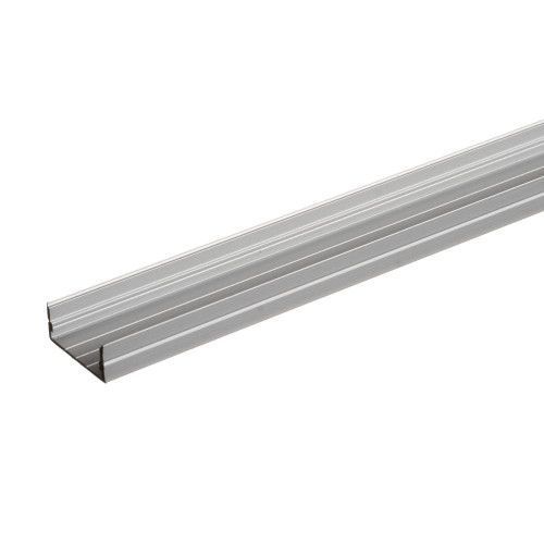Фото LED профиль накладной ЛП-10 (23х10мм) 2м с полуматовым рассеивателем в комплекте 1017977,