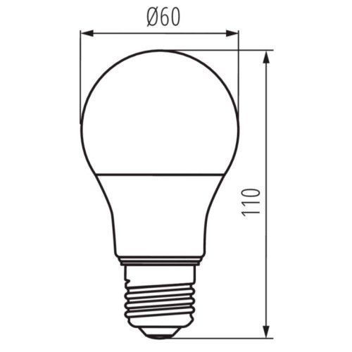 Фото Лампа IQ-LEDDIM A60 7,3W-NW E27 806lm 4000K Kanlux 33723 33723,