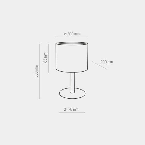 Фото Настільна лампа TK-Lighting deva graphite 5219 5219,