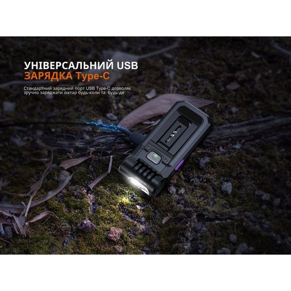 Фото Фонарь ручной Fenix SW05R-UV LED черный SW05R-UVL,