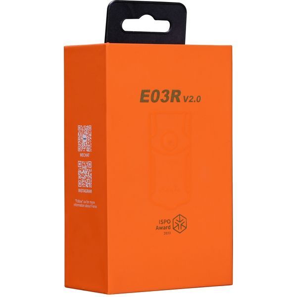 Фото Фонарь наключительный Fenix E03R V2.0, красный E03RV20RED,