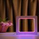 Фото Светильник ночника ArtEco Light с дерева LED "Квадрат" с пультом и регулировкой цвета, двойной RGB 1021449, вид 5,
