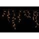 Фото Вулична гірлянда LUMION бахрома &laquo;Icicle light&raquo; Static 120LED 230V чорний / біле тепле 2м 2006-DЕ, вид 2,
