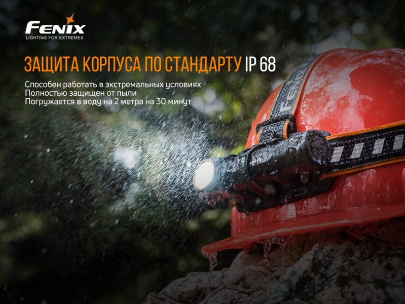 Фото Фонарь налобный Fenix HM61R + Складной нож Ruike S22 Коричневый HM61RS22br,