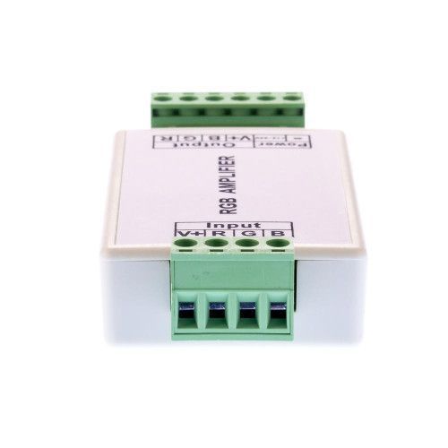 Фото LED підсилювач світлодіодний RGB 12А-144Вт (пластик) 1009385,