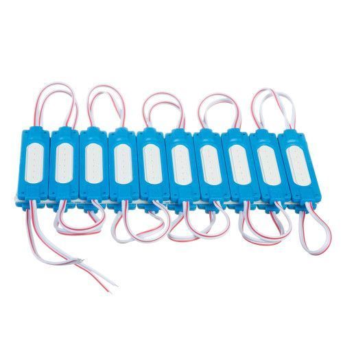 Фото Светодиодный модуль COB 12 V синий 1led 2W овальный IP65 1018216,