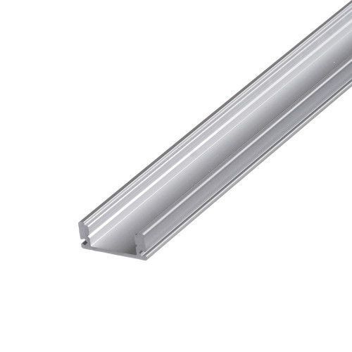 Фото LED профиль накладной ЛП-7 (17х7мм) 1м с полуматовым рассеивателем в комплекте 1018269,