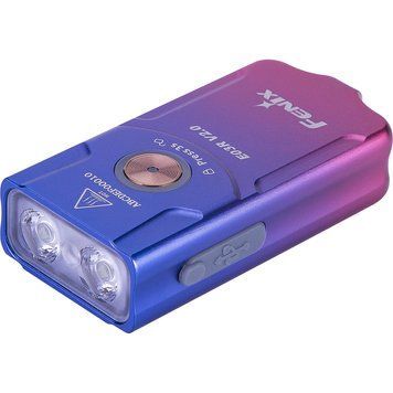 Фото Ліхтар наключний Fenix E03R V2.0, бузковий E03RV20PUR,