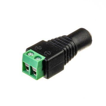Фото Коннектор для светодиодной ленты 12V mini jack 5,5mm мама 1012315,