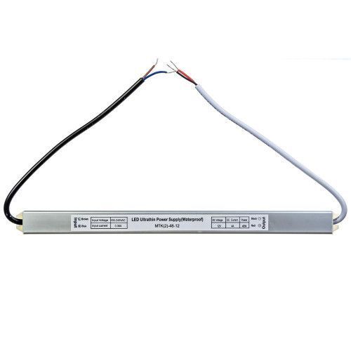Фото Led блок питания 12V 4A 48Вт IP65 SLIM 1013419,