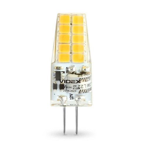 Фото LED лампа VIDEX G4C 12V 2W G4 4100K 24633,