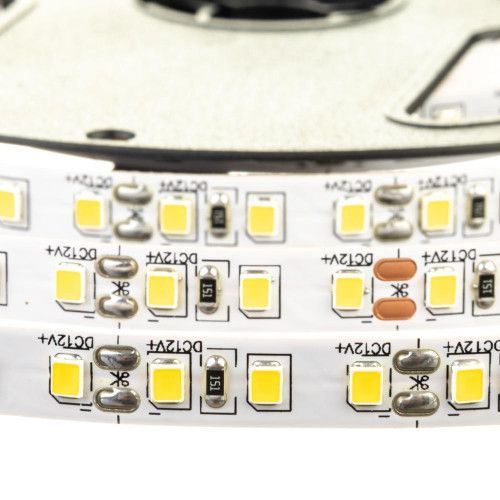 Фото Светодиодная лента белая теплая 12V New smd3528 120LED/м IP20 1018540,