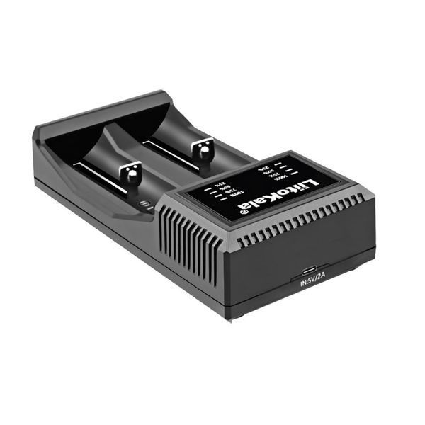 Фото Зарядное устройство для Liitokala Lii-C2, Ni-Mh/Li-ion/Li-Fe, Micro USB, LED Lii-C2,