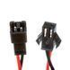 Фото Комплект коннекторів для світлодіодної стрічки тато мама 12V 2pin чорний з затиском 1016320, вид 1,
