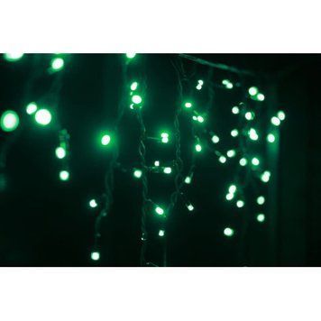 Фото Вулична гірлянда LUMION бахрома &laquo;Icicle light&raquo; Static 90LED 230V чорний / Multi Color (RGB) 2м 4018578,