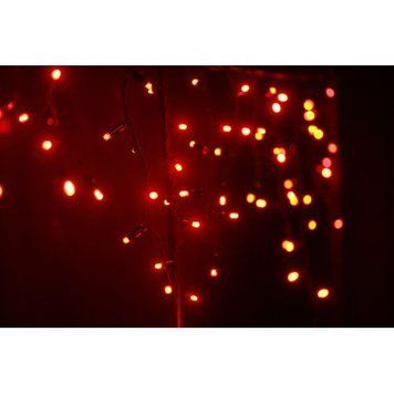 Фото Вулична гірлянда LUMION бахрома &laquo;Icicle light&raquo; Static 120LED 230V білий / червоне 2м 2011-DЕ,