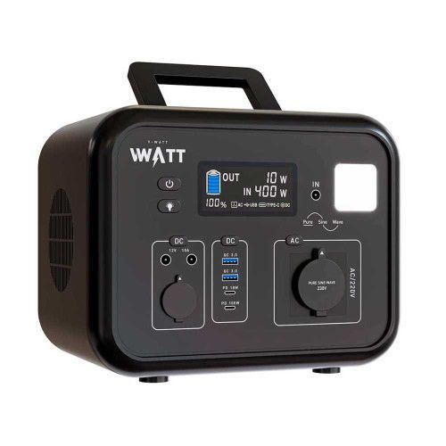 Фото Зарядна станція електрична портативна V-WATT ALPHA 600W 9996,