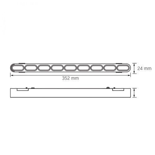 Фото Світильник магнітний трековий VIDEX LD19B 18W 4000K 48V Black 28021,