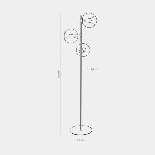 Фото Торшер TK-Lighting cubus graphite 5239 5239,