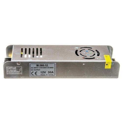 Фото Led блок живлення 12V 30A 360Вт IP20 M 1013404,