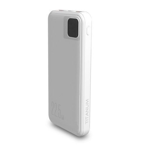 Фото Повербанк 10000mAh TITANUM WQ55 22.5W White 28289,