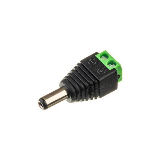 Фото Коннектор для світлодіодної стрічки 12V mini jack 5,5 mm тато 1012319,